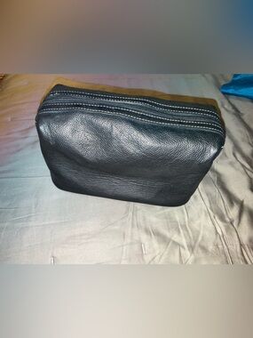 Joseph abboud leather toiletry bag
